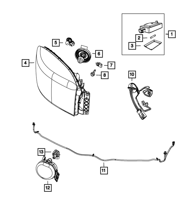 9433040 - Electrical: Bulb for Mopar Image