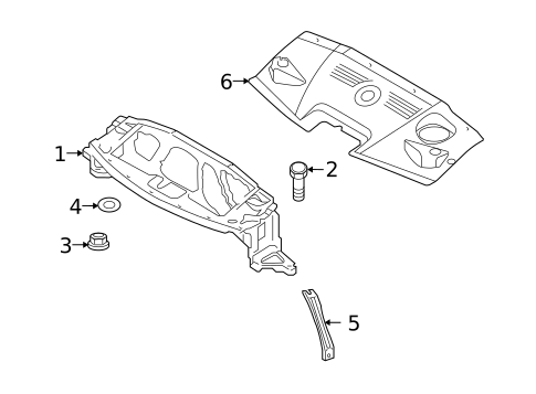Radiator Support for 2006 BMW Z4 #0