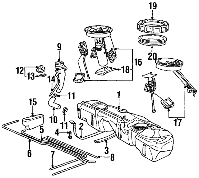 16146758735 - : Fuel Pump for BMW: 318ti Image