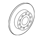 1K0615601AJ - : Rotor for Audi: A3, A3 Quattro Image
