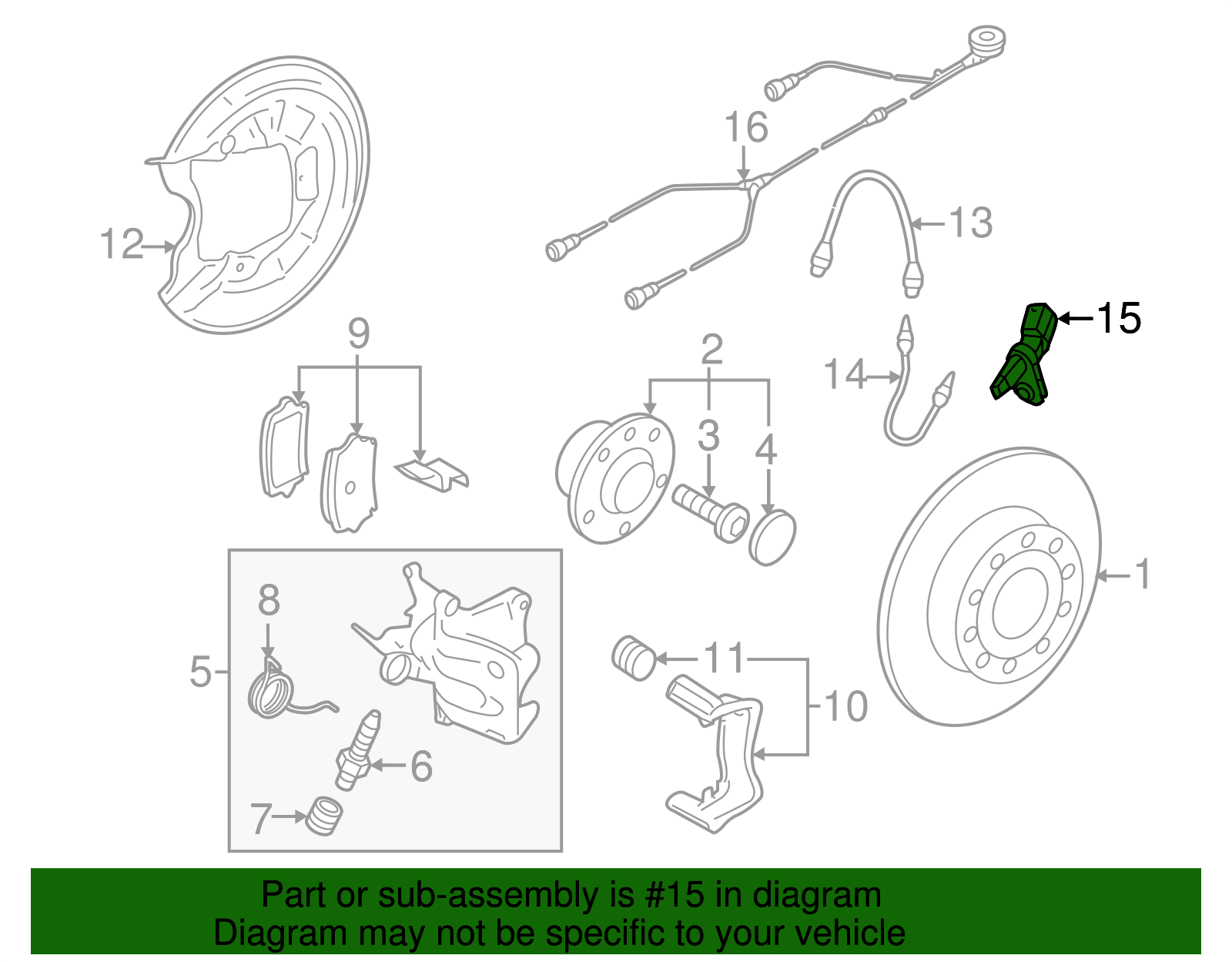 WHT-003-859-C - Sensor 2006-2015 Audi | Audi Midwest