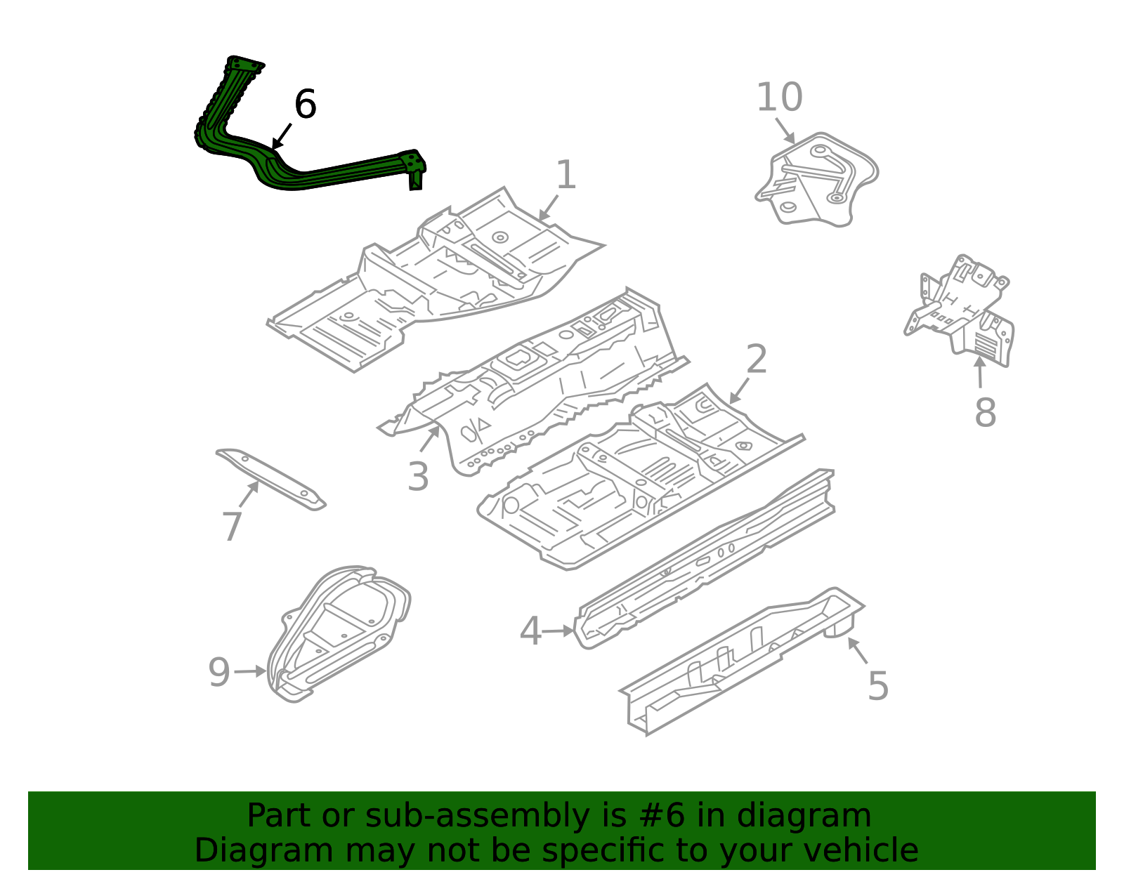 74870-CD200 - Stay Bracket 2003-2009 Nissan 350Z | Nissan Wholesale Direct