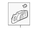 72125S9VA01ZF - : Handle, Inside for Honda: Pilot Image