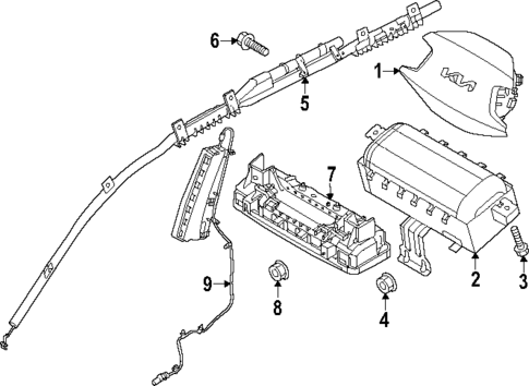 Air Bag Components for 2023 Kia Niro EV #0