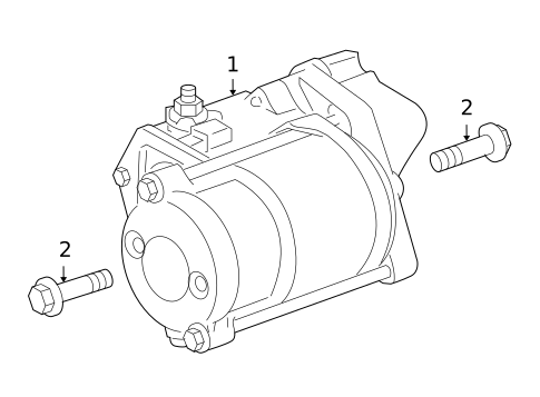 Starter for 2007 Land Rover LR3 #1