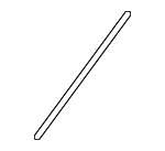 861413V000 - Body: Outer Molding Retainer Bracket for Hyundai: Azera Image