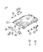 7DY94JXWAA - : Visor, Right for Mopar Image