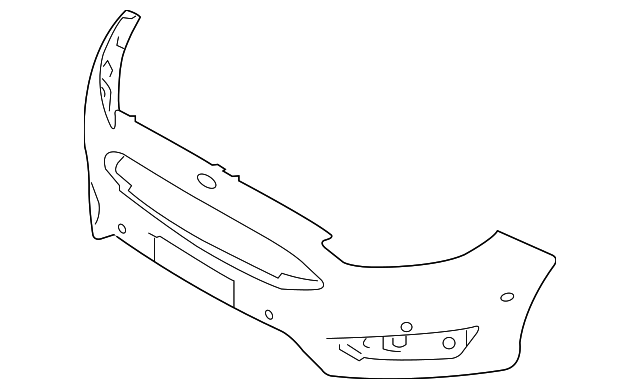 f1ez17757captm - Ford Bumper Cover | Levittown Ford Parts