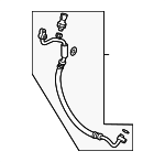 80315TYBA01 - HVAC: Discharge Hose for Acura Image