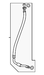 80311TYBA01 - HVAC: Suction Line for Acura Image