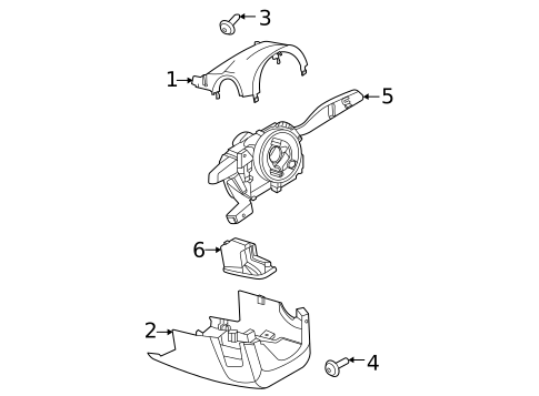 Shroud, Switches & Levers for 2023 Porsche Taycan #0
