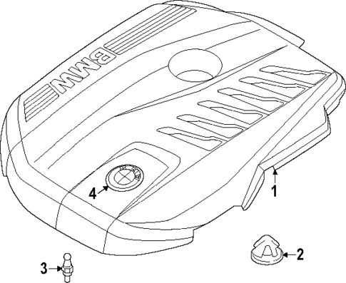 Engine Appearance Cover for 2025 BMW X3 #0