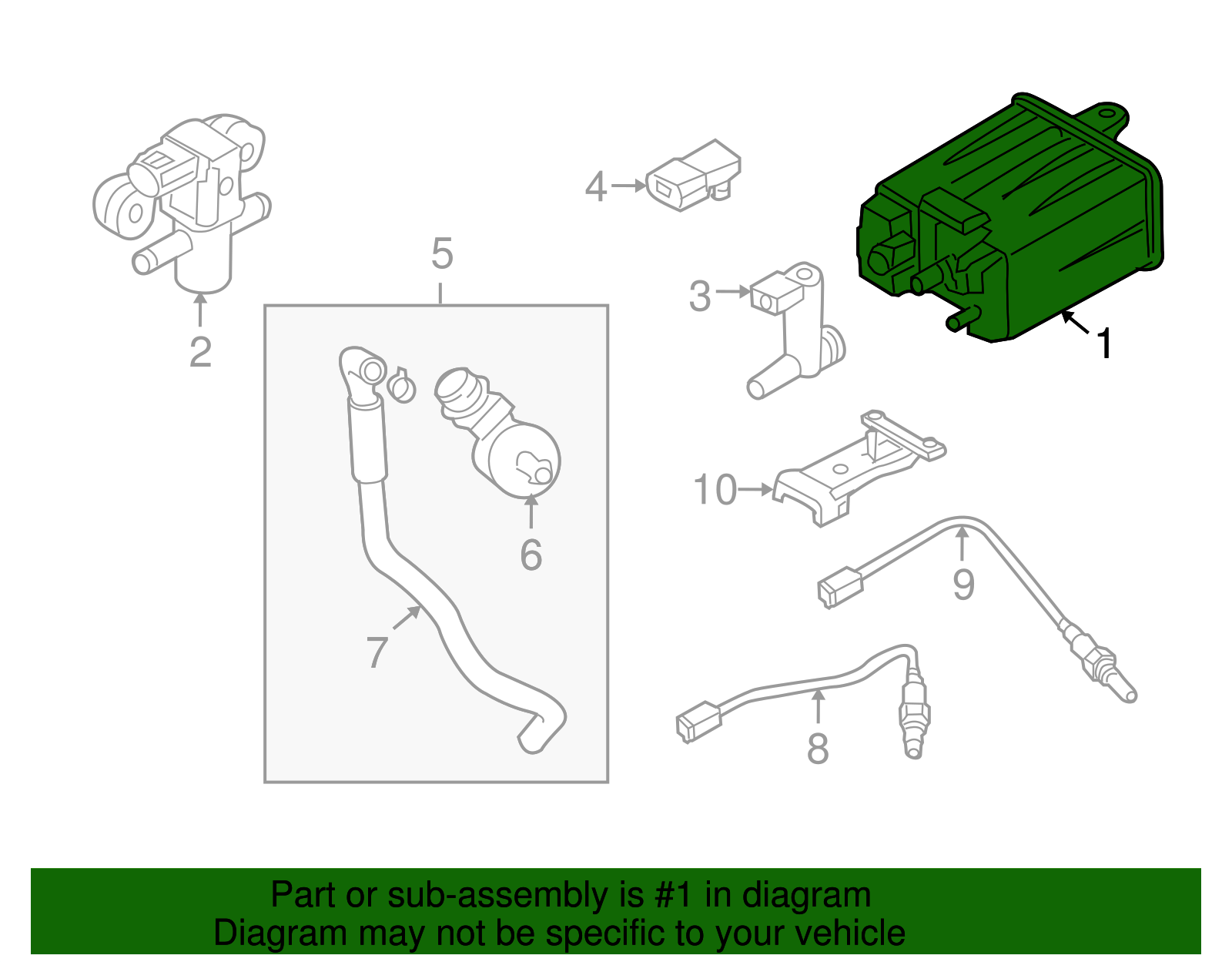 2007-2019 Infiniti Vapor Canister 14950JK60E | Faulkner Infiniti of ...