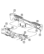 55077653AC - Frames and Bumpers: Step Bumper for Mopar Image