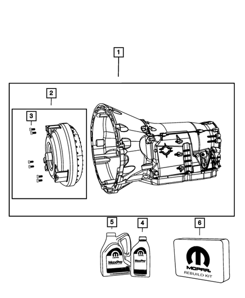 Automatic Transmission / Transaxle and Torque Converter for 2010 Jeep Grand Cherokee #0