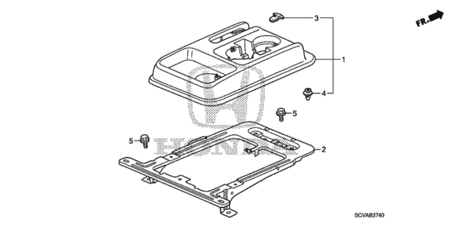 Console (1) for 2007 Honda Element #0