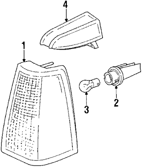 Park Lamps for 1987 Volvo 740 #0