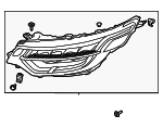 LR144356 - : Headlamp Assembly for Land-Rover Image