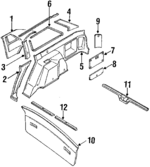 94024GA230BE - Body: Quarter Panel for Subaru Image