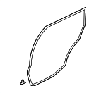 MN190392 - Body: Door Weather-strip for Mitsubishi: Outlander Image