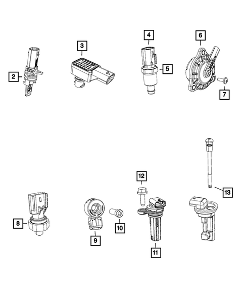 Sensors for 2015 Ram ProMaster 2500 #0