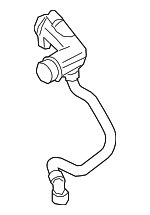17125A37139 - Engine: Water Pipe for BMW: 530i, 540i, 750i xDrive, M550i xDrive, M8, M850i xDrive, M850i xDrive Gran Coupe Image