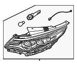 92102A8070 - Electrical: Headlamp Assembly for Kia: Optima Image