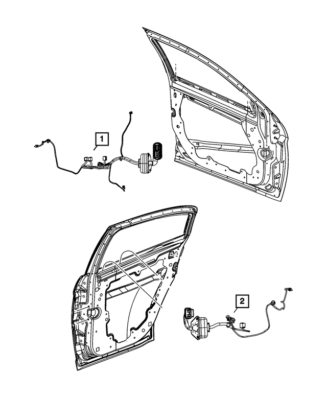 « 4795712AG – Electrical : Porte Avant Cablage, Côté Droit pour Mopar Image »
