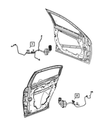 4795713AF - Electrical: Front Door Wiring, Driver for Mopar Image