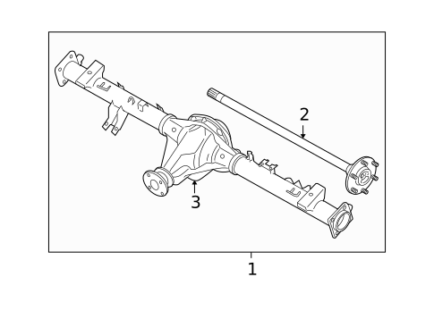 Axle & Differential for 2008 Nissan Xterra #0