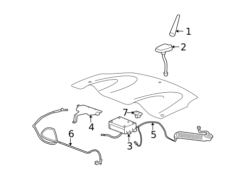 Communication System Components for 2009 Saturn Sky #0