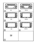 5091224AD - Electrical: Am/fm/cd/mp3 Radio for Chrysler: Town &amp; Country | Dodge: Grand Caravan, Nitro | Jeep: Liberty, Wrangler | Ram: 1500, 2500, 3500 Image