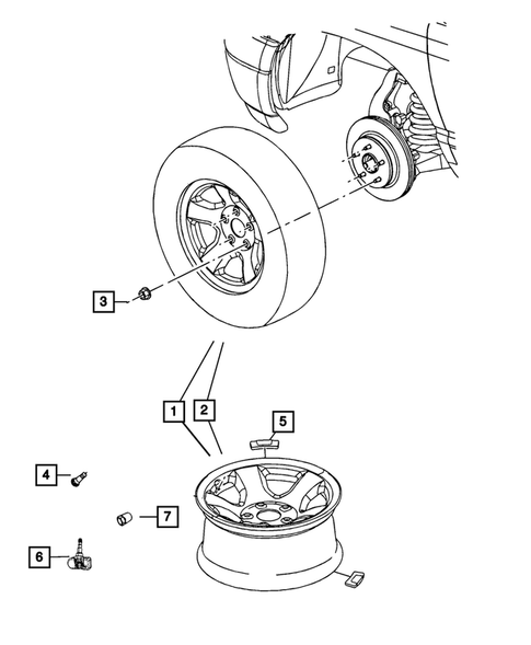 Wheels, Tires and Hardware for 2009 Dodge Ram 1500 #0