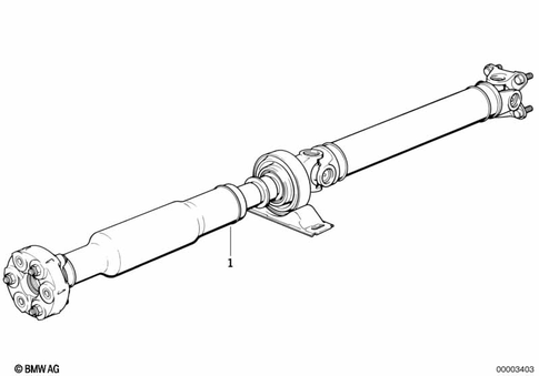 Prop Shaft for 1987 BMW 325e #0