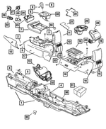4578735AA - : Gearshift Knob for Mopar Image