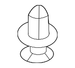 155305933 - Body: Under Cover Clip for Nissan: 370Z, Altima, ARIYA, Armada, Cube, Frontier, GT-R, Juke, Kicks, Kicks Play, LEAF, Maxima, Micra, Murano, NV1500, NV200, NV2500, NV3500, Pathfinder, Qashqai, Quest, Rogue, Rogue Select, Rogue Sport, Sentra, Versa, Versa Note, Z Image