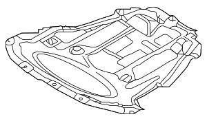 758923NF0A - : Under Cover for Nissan: LEAF Image