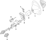 23046095189E37 - : Steering Wheel for Mercedes-Benz Image
