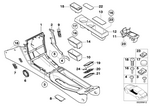 51168398470 - : Rear Switch Cover for BMW Image
