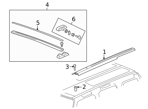 Luggage Carrier for 2008 Hummer H3 #0