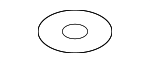 51718212163 - Body: Splash Shield Washer for BMW: 750i, 750i xDrive, 750Li, 750Li xDrive, 760Li, X5, X6 Image