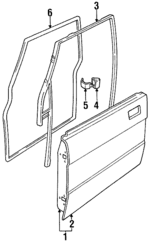 ALR5591 - : Door Shell for Land-Rover Image