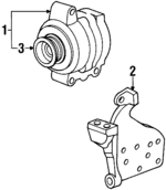 F8CZ10A313AA - Electrical: Alternator Bracket for Ford: Escort Image