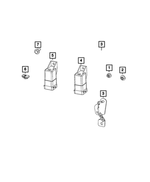 6507484AA - Electrical: Nut for Dodge: Charger Daytona, Dakota | Jeep: Cherokee, Gladiator, Grand Wagoneer, Wagoneer, Wrangler | Ram: 1500, 1500 Classic, 2500, 3500 Image