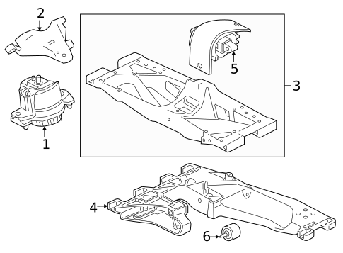 Engine & Trans Mounting for 2018 Jaguar XF #0