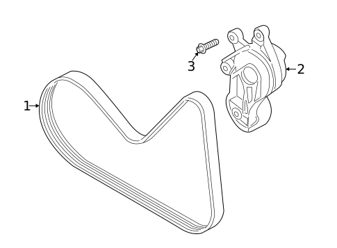 Belts & Pulleys for 2015 BMW 428i #0