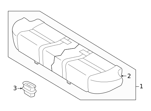 Rear Seat Components for 2006 Mazda 6 #3