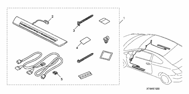 Illuminated Door Sill Trim (2D) for 2015 Honda Civic #0
