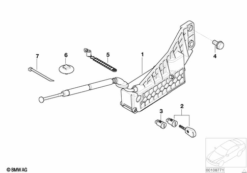 Transmission Emergency Release for 2007 BMW 760i #0