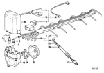 12121726037 - Engine Electrical System: Ignition Wiring for BMW Image